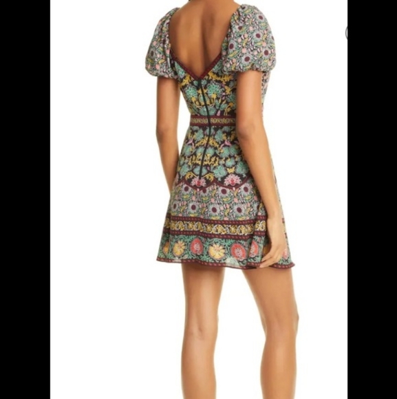 Alice + Olivia Flower Pot Print Dress NWT Sz. 4 - Picture 2 of 11